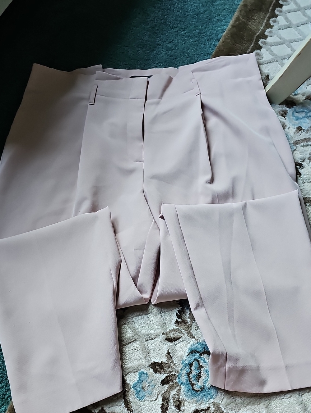 Liz Claiborne Light Blush Tailored Dress Pants